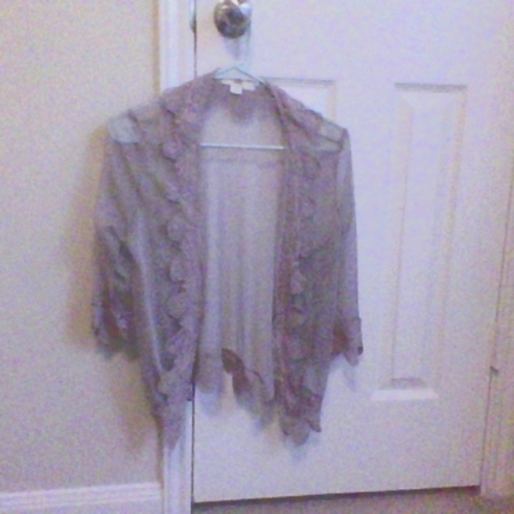 Cut lace jacket